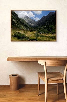 L'ancienne vallée glaciaire