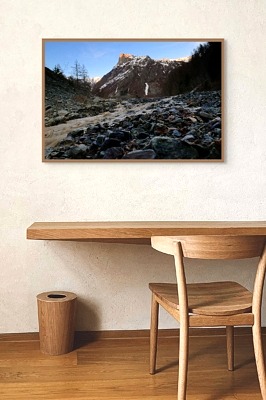 L'eau de fonte en torrent